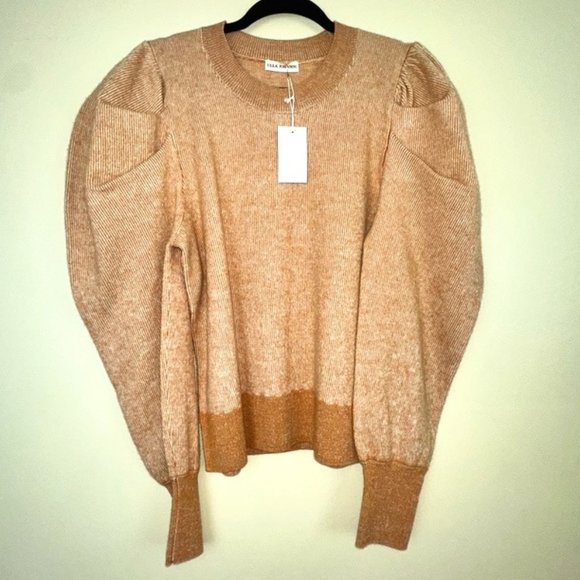 ULLA JOHNSON MARIN MERINO PULLOVER SWEATER - Picture 8 of 9